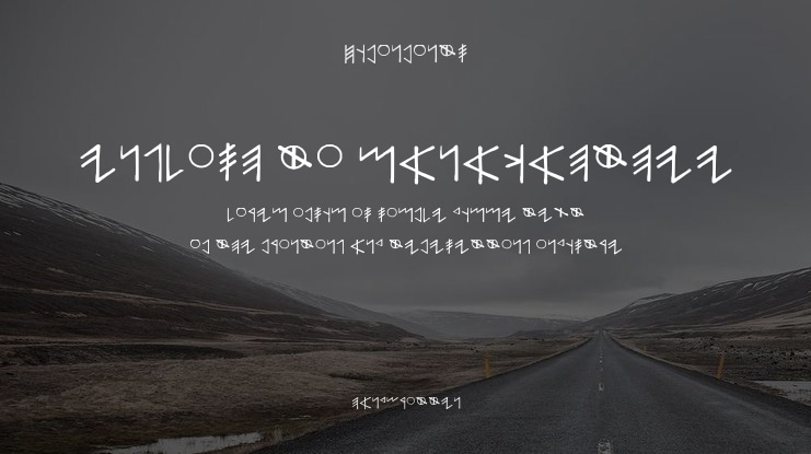 English To Manakahthey Font