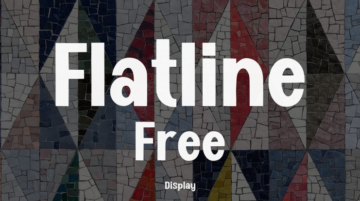 Flatline Free Font