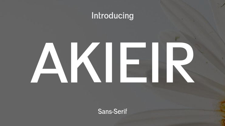 AKIEIR Font Family
