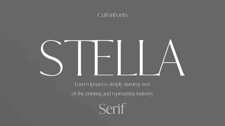 STELLA Font Family