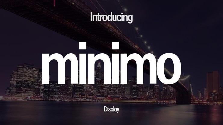 minimo Font Family