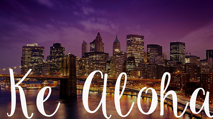 Ke Aloha Font
