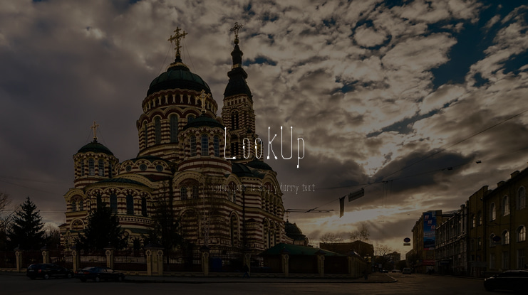 LookUp Font