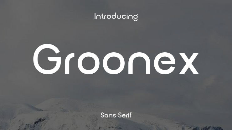 Groonex Font