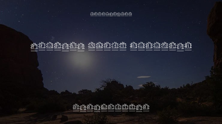 Florava Split Monogram Font