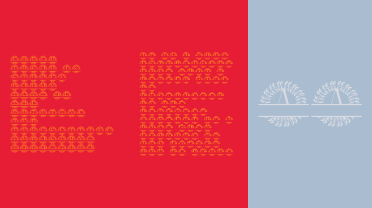 Twine Split Monogram Font