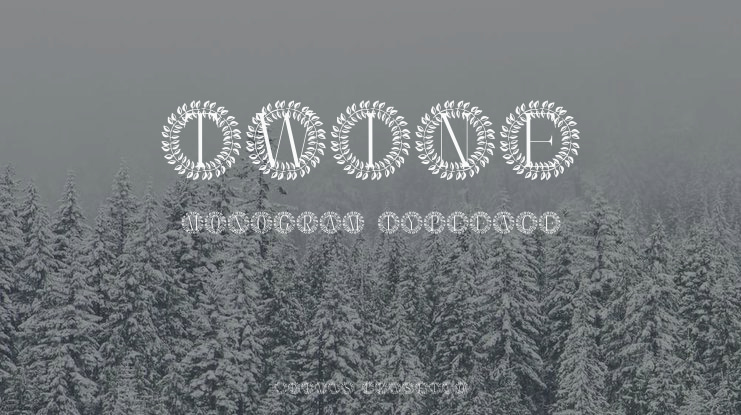 Twine Monogram Font