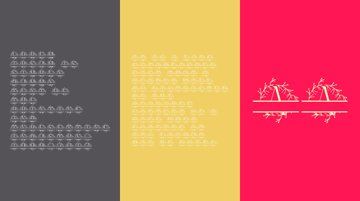 Greenquill Split Monogram Font