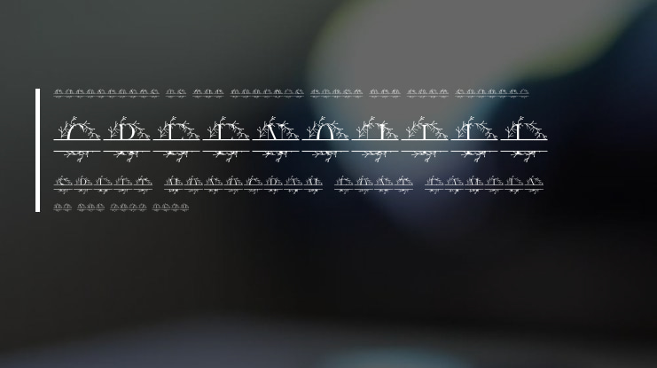 Greenquill Split Monogram Font