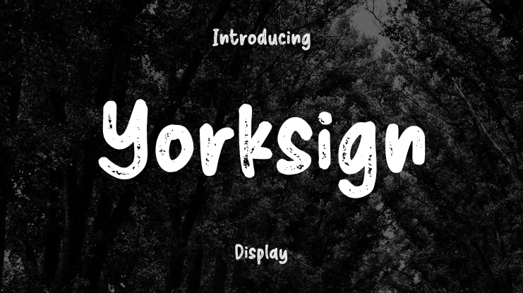 Yorksign Font