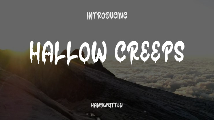 Hallow Creeps Font
