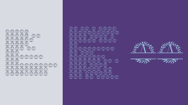 Herbalique Split Monogram Font