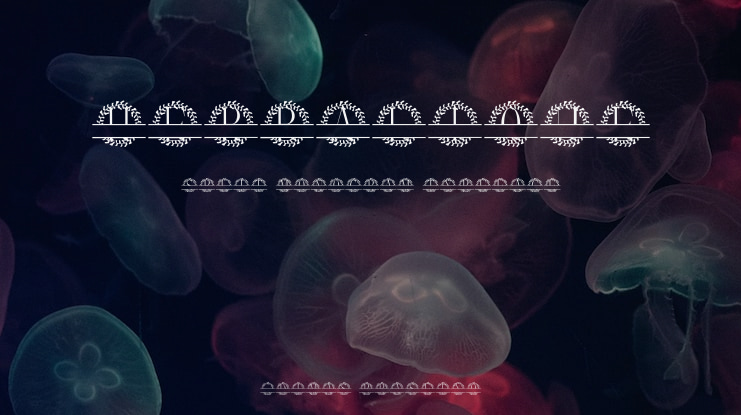 Herbalique Split Monogram Font