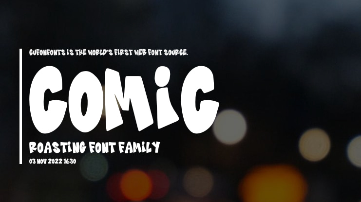 Comic Roasting Font