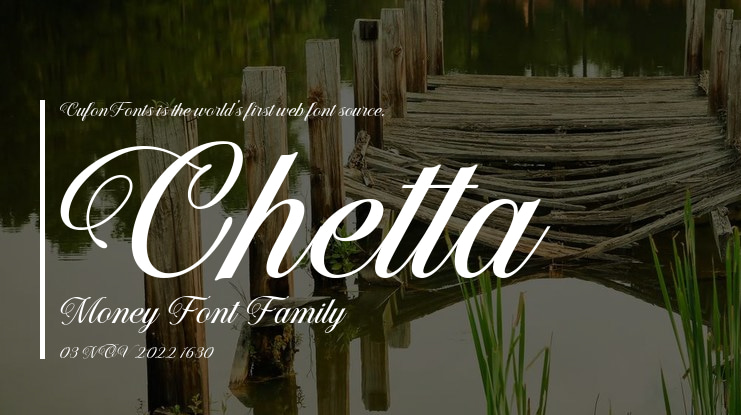 Chetta Money Font