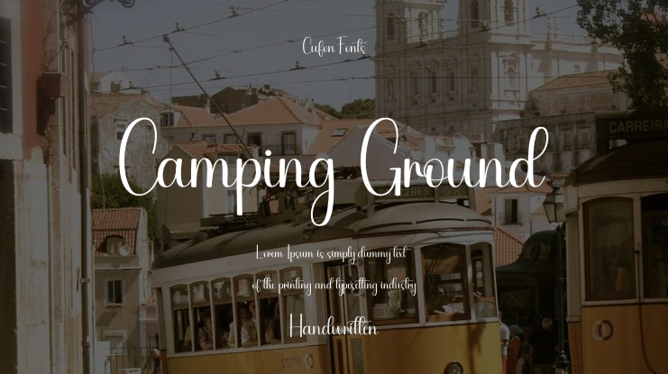 Camping Ground Font