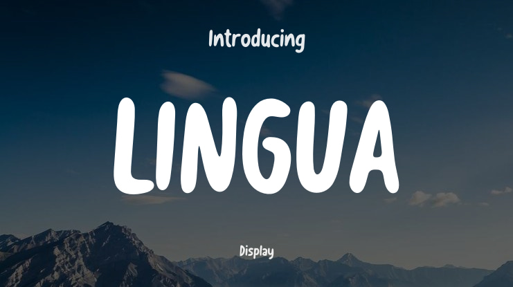 LINGUA Font
