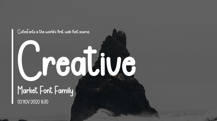 Creative Market Font