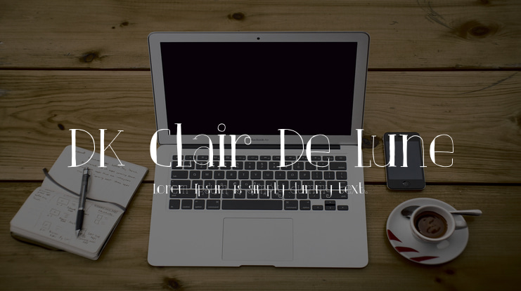 DK Clair De Lune Font
