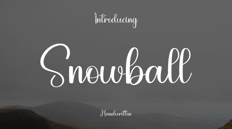 Snowball Font
