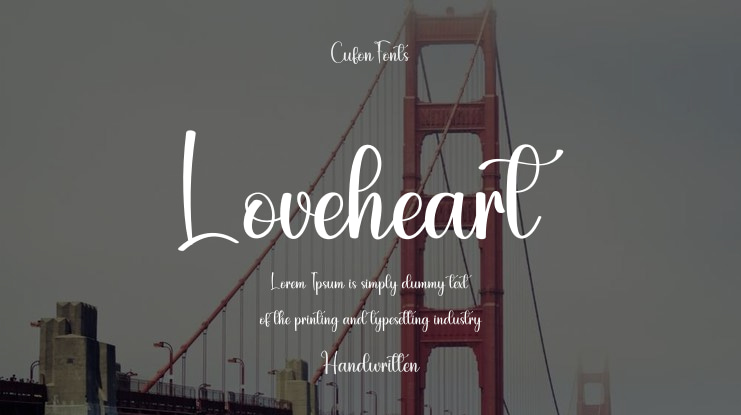Loveheart Font