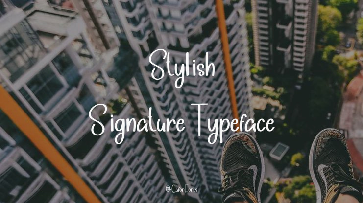 Stylish Signature Font