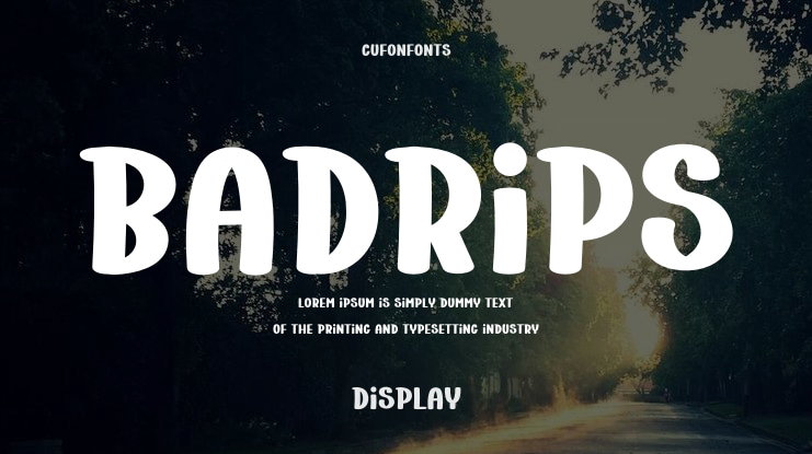 Badrips Font