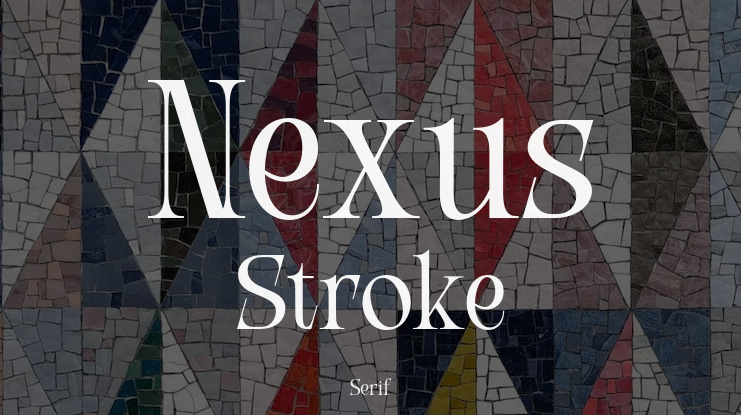 Nexus Stroke Font Family