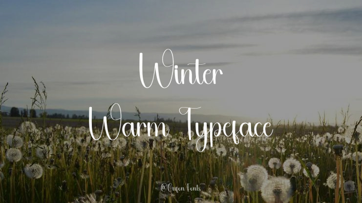 Winter Warm Font