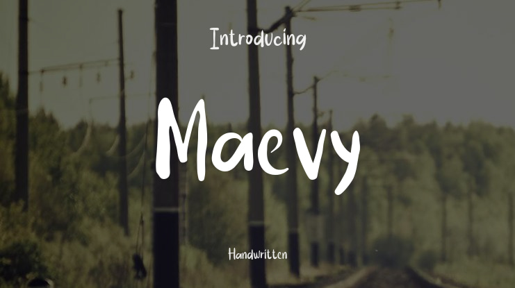Maevy Font