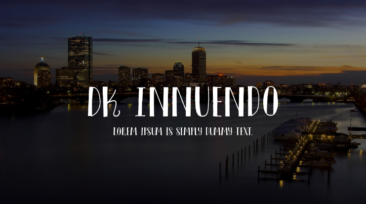 DK Innuendo Font