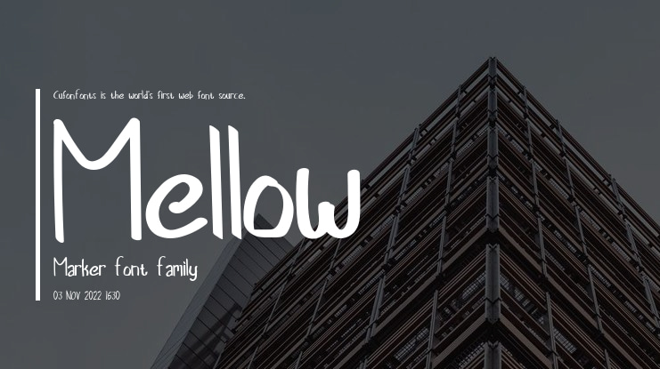 Mellow Marker Font