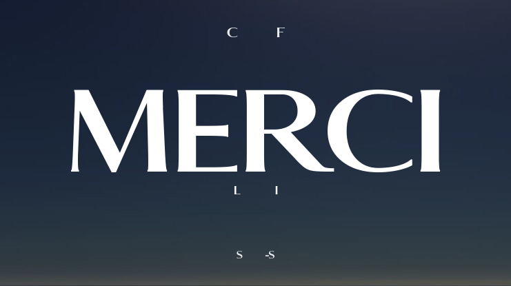 MERCI Font Family