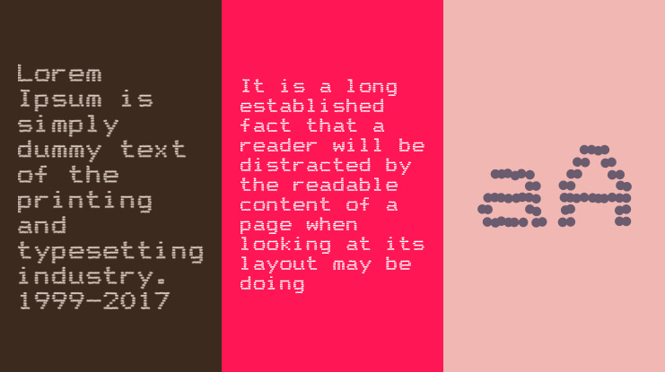 DotMatrix Duo Font Family