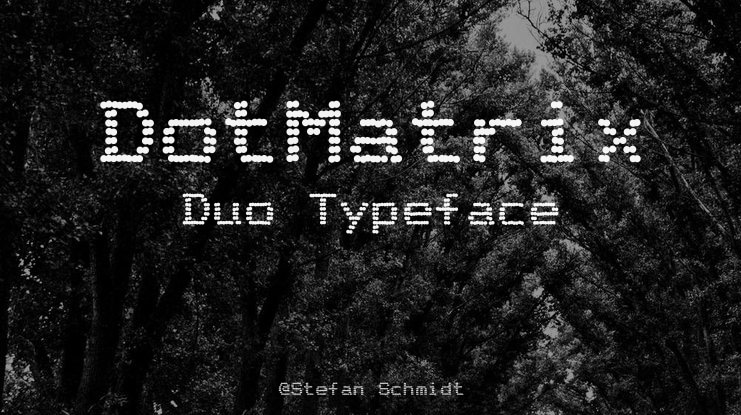 DotMatrix Duo Font Family