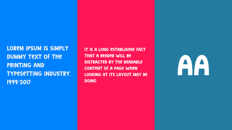 Simple Character Font