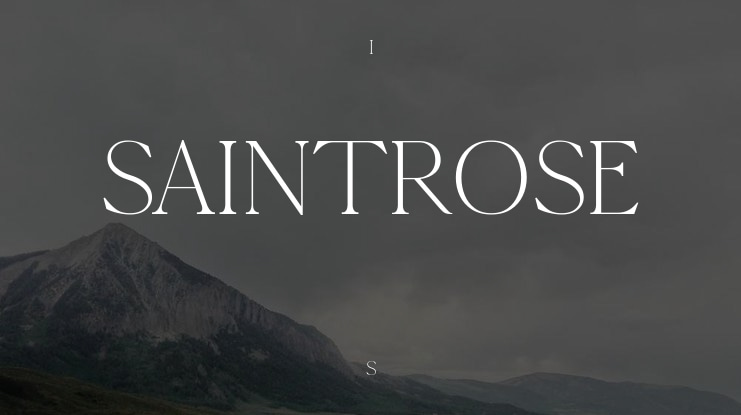 SAINTROSE Font Family