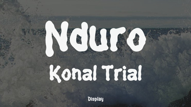 Nduro Konal Trial Font