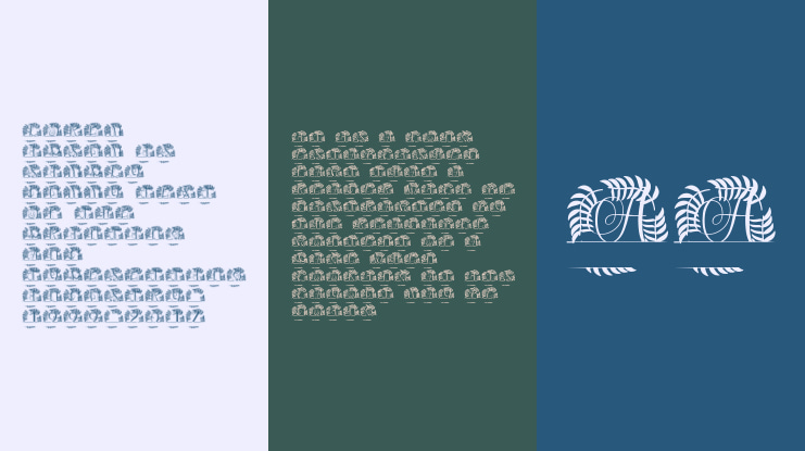 Aristova Split Monogram Font