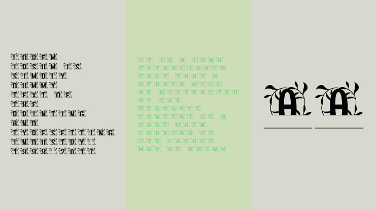 Monarque Split Monogram Font