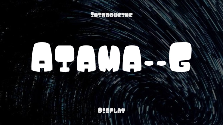 Atama__G Font