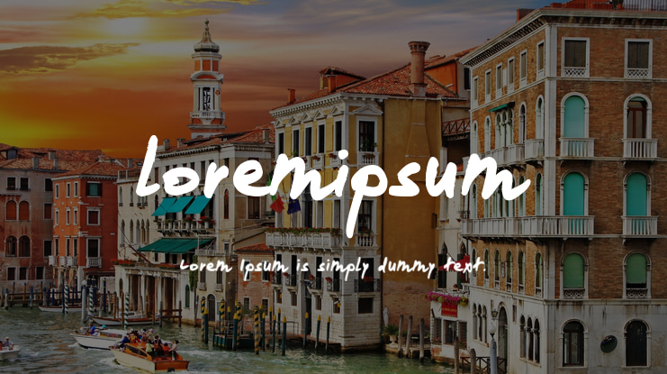 loremipsum Font