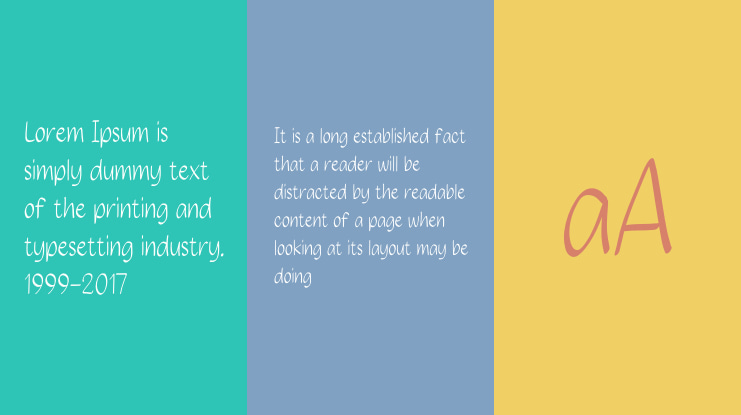 Content Cartoon Font