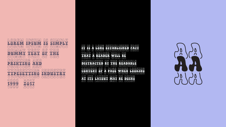 Vintage Stacked Font