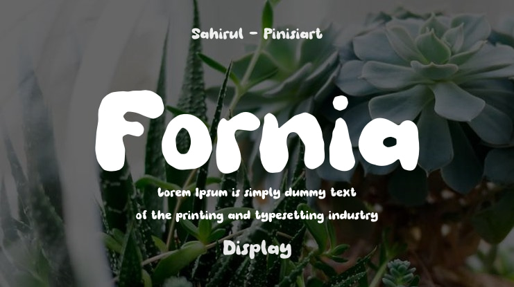 Fornia Font