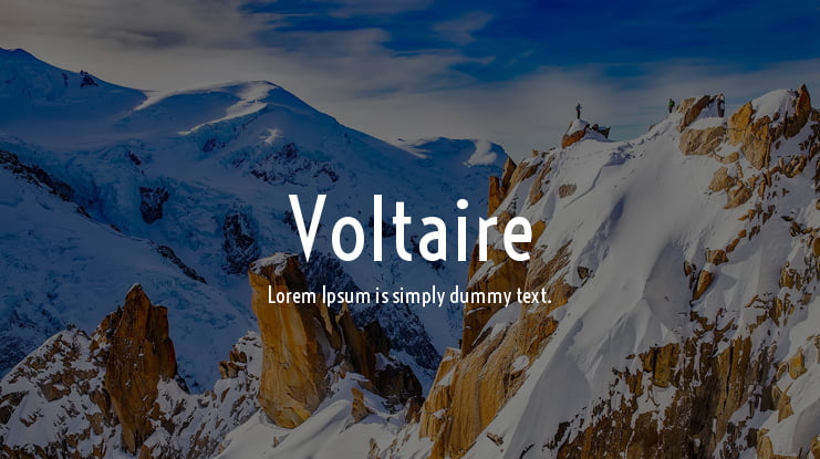 Voltaire Font