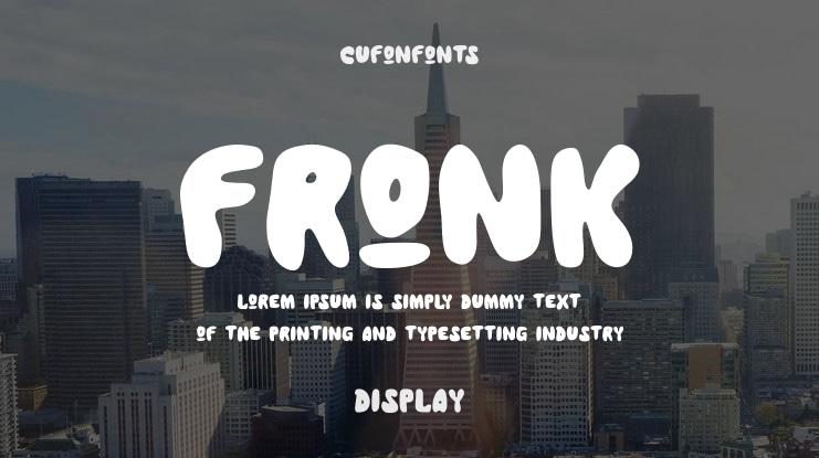 fronk Font
