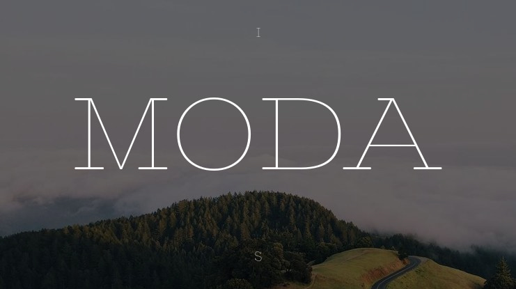 MODA Font Family