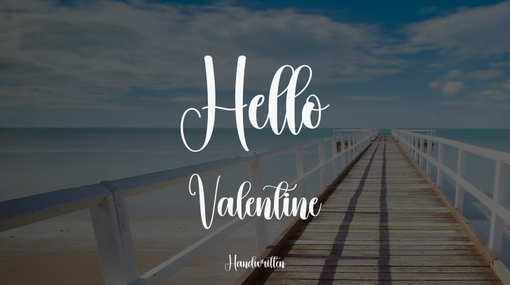 Hello Valentine Font