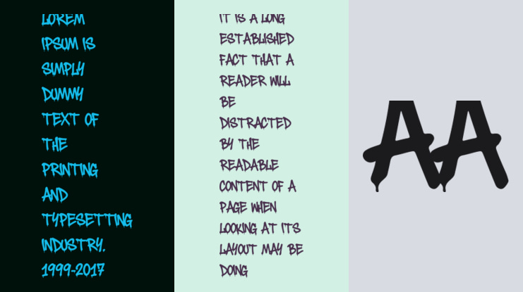 Death Subway Drip Font Family